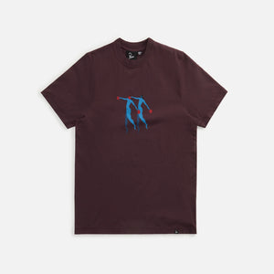 by Parra Step Sequence Tee - Aubergine