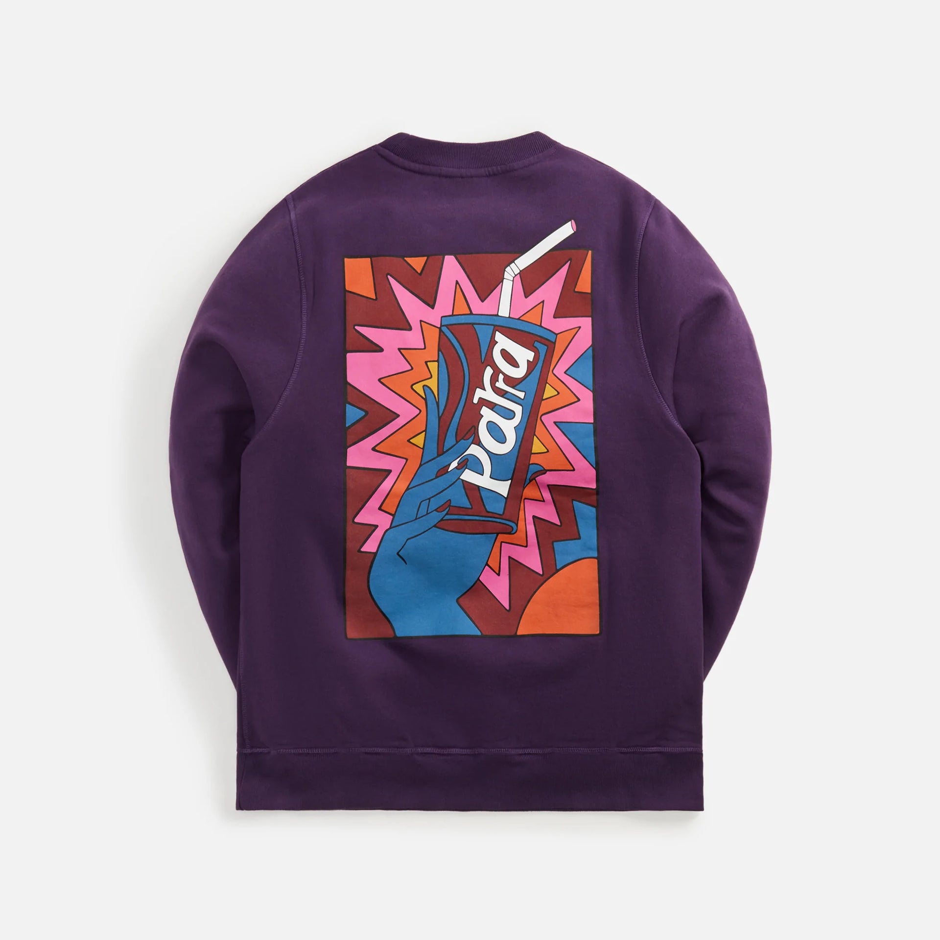 by Parra Rushed Sugar Crewneck Sweatshirt - Purple