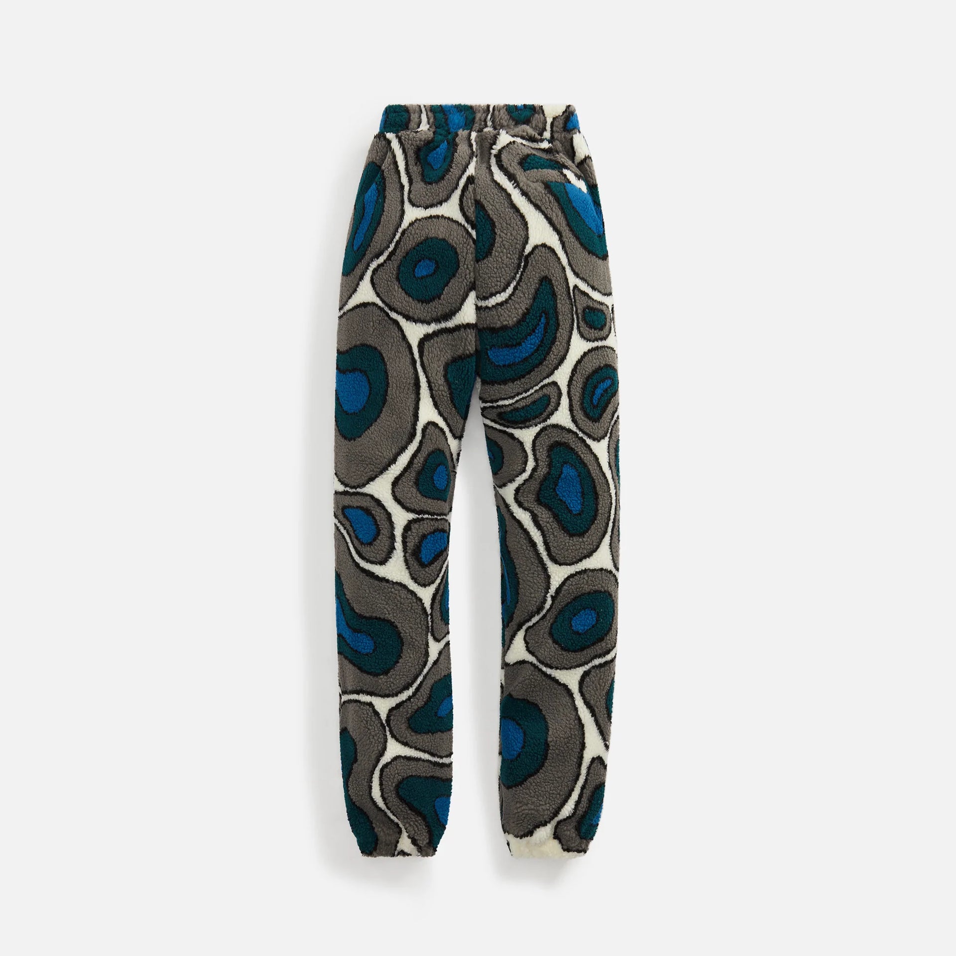 by Parra Amethist Geode Polar Fleece Pants - Stone Blue