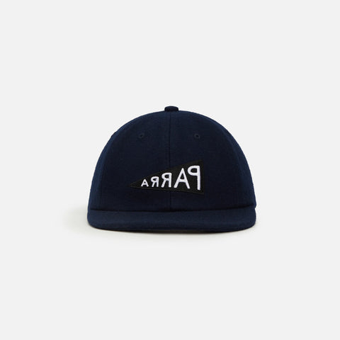 by Parra Mirrored Flag Logo 6 Panel Cap - Dark Royal
