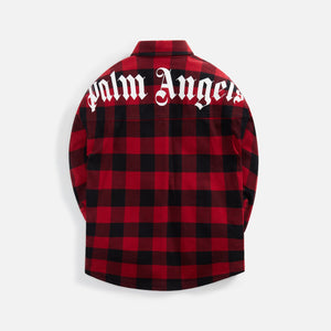 Palm Angels Classic Logo Shirt - Red / White