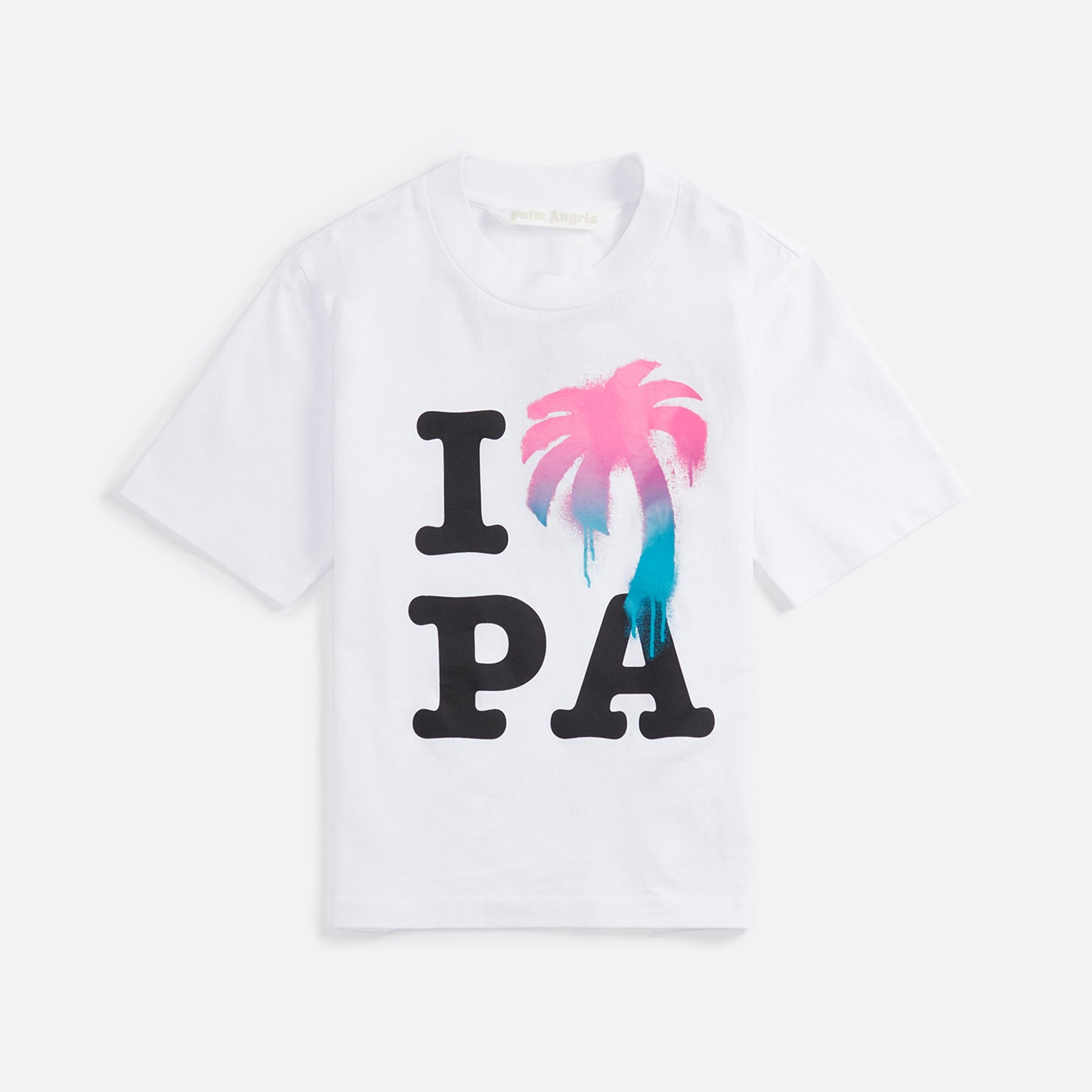 Palm Angels I Love PA Slim Tee - White