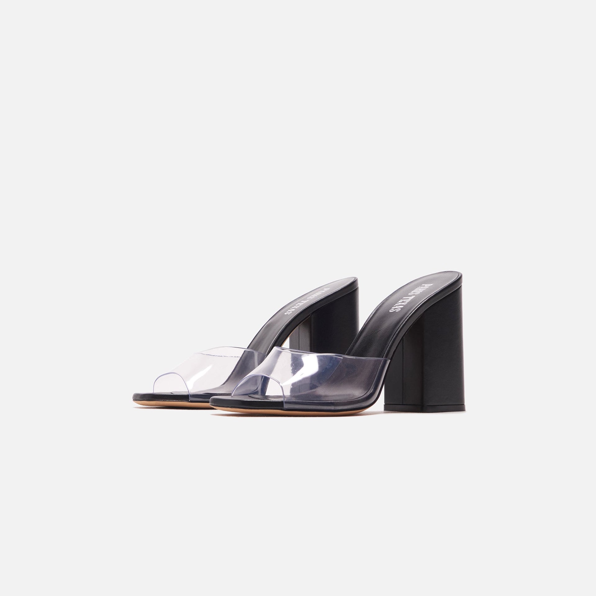 Paris Texas Anja Mule Heel 100 PVC Nappa - Black