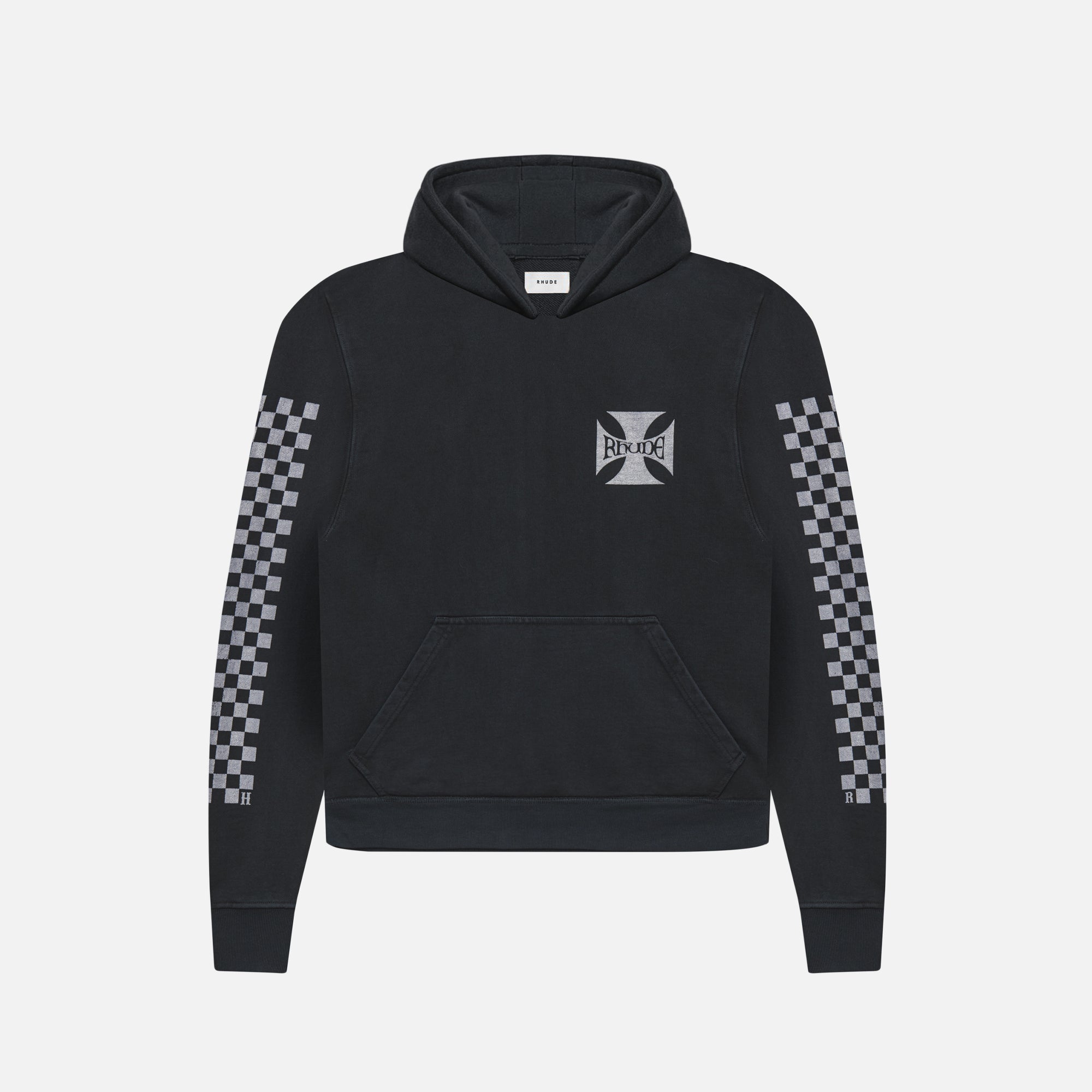 Rhude checkered hoodie sale