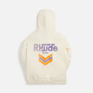 Rhude Fuel Hoodie - Vintage White