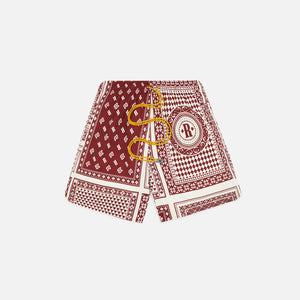 Louis Vuitton Red Monogram Bandana Shorts