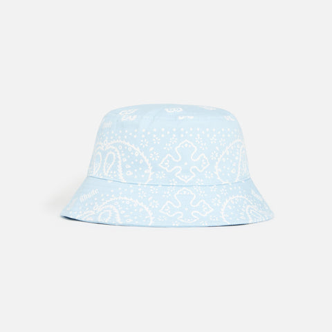 Rhude Bandana Canvas Bucket Hat - Blue