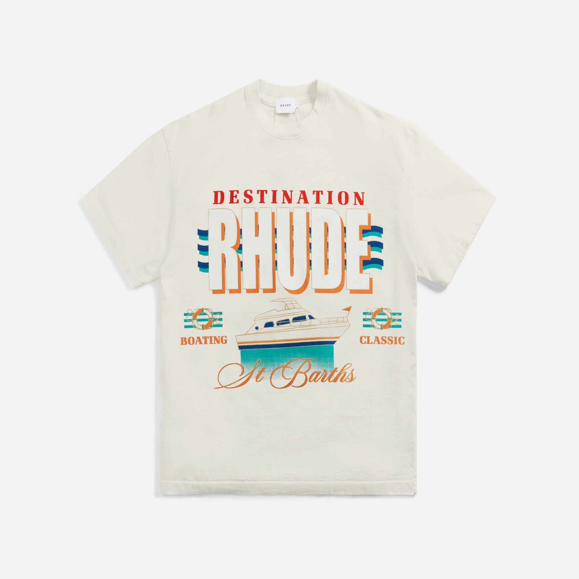 Rhude Destination Tee - White