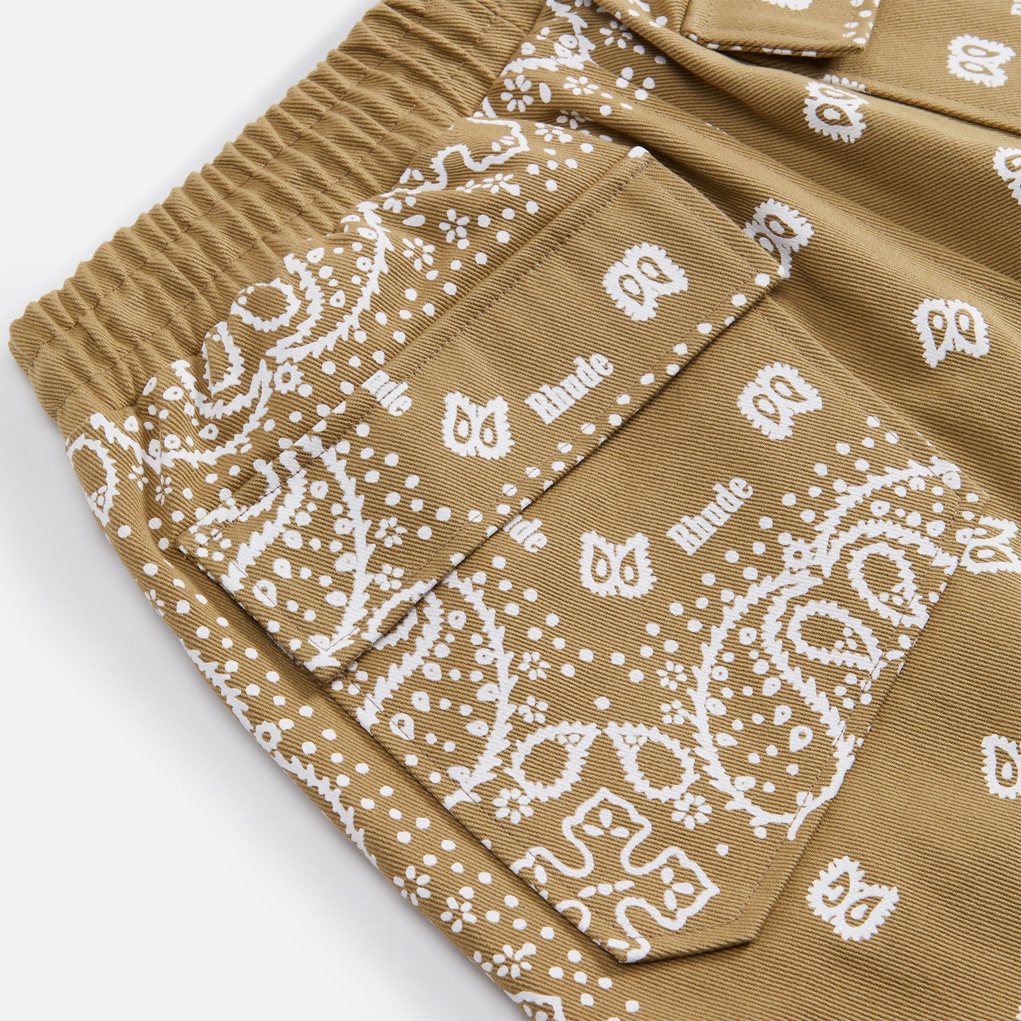 RHUDE ショーツ Rhude Bandana Shorts - Khaki – Kith Europe