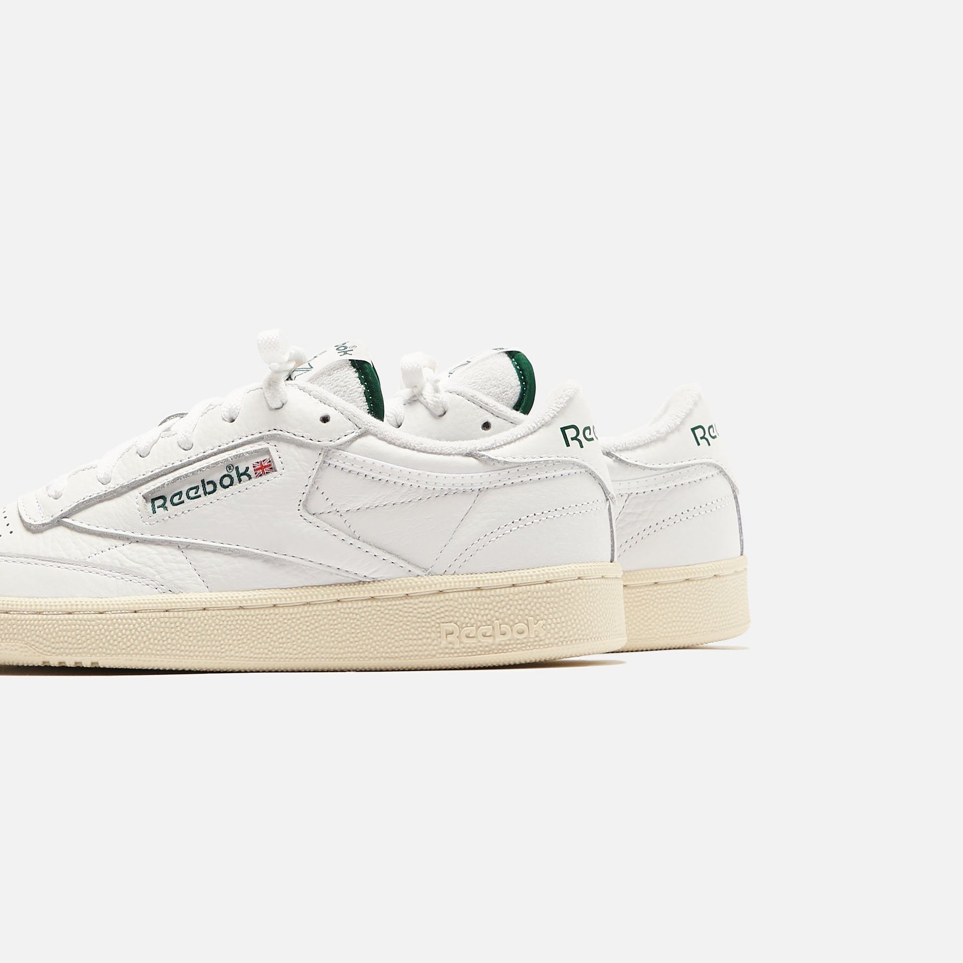 Reebok Club C 85 Terry - Footwear White / Alabaster / Dark Green