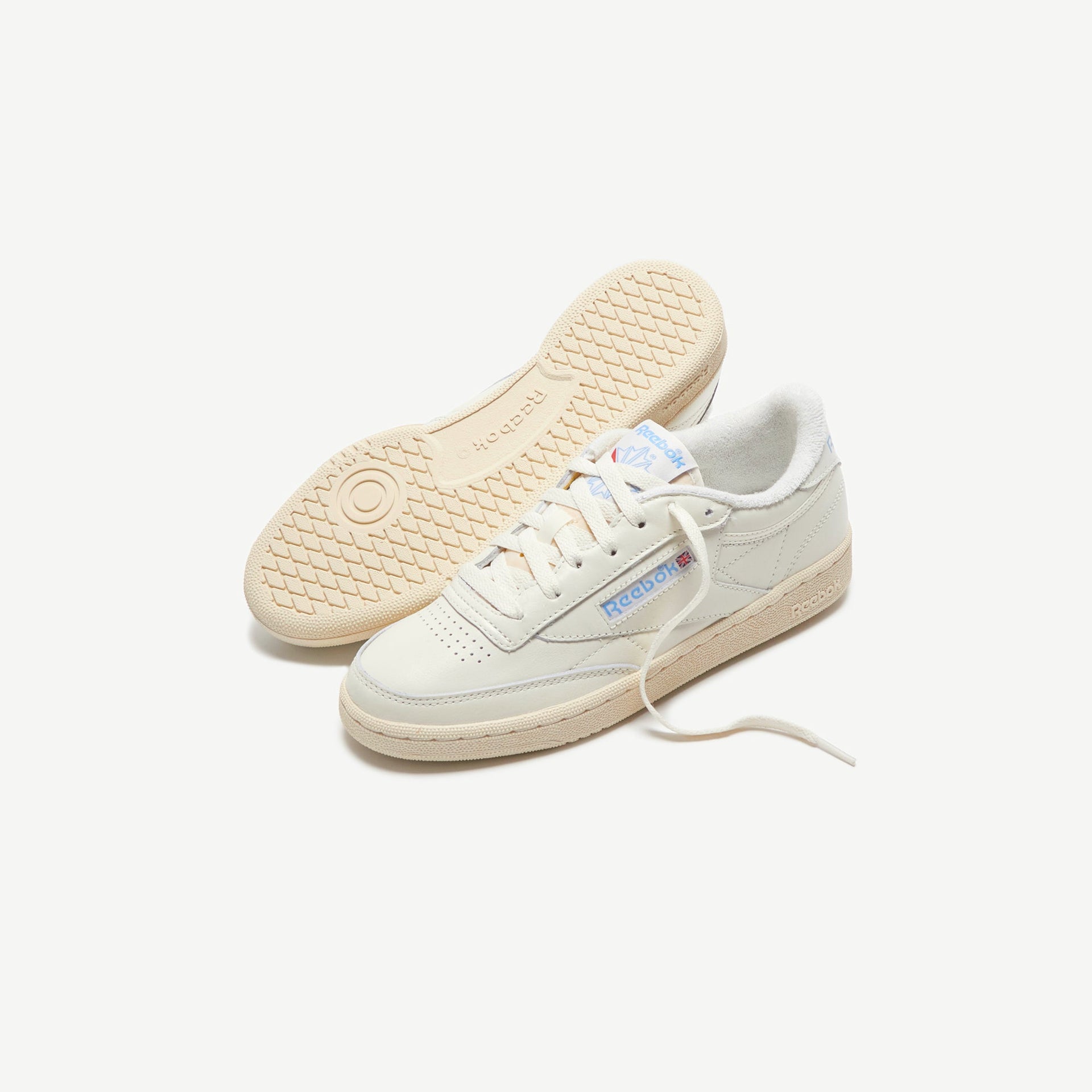 Reebok Club C 85 - Chalk / Alabaster / Sky Blue