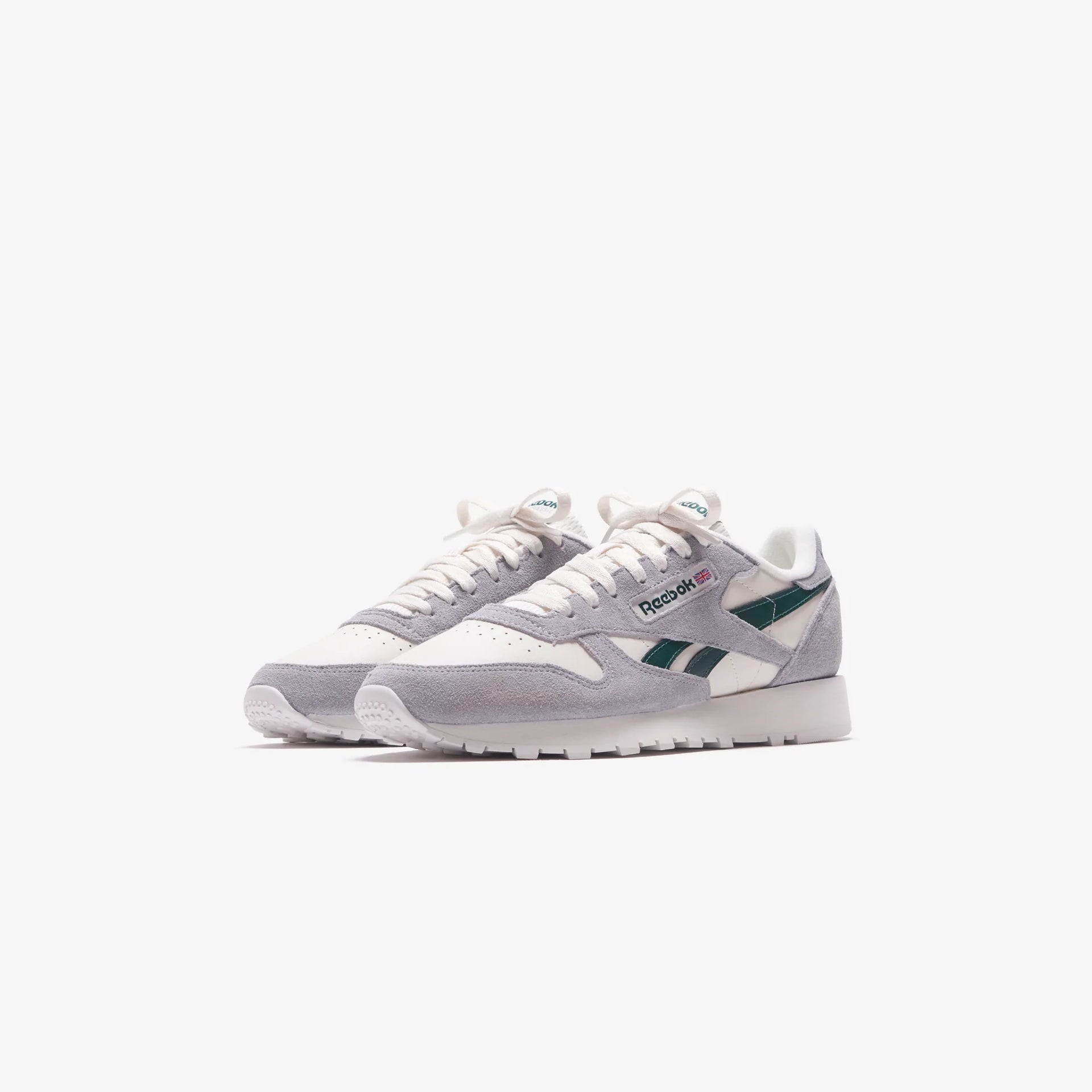 Reebok Classic Leather Suede Vintage - Pure Grey 3 / Dark Green