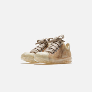 Rick Owens WMNS Scarpe Pelle Low Sneakers - Natural / Clear