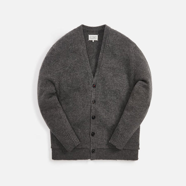 sk style's様Maison Margiela ELBOW PATCH MM6 Maison Margiela elbow-patch Cardigan | Neutrals | FARFETCH