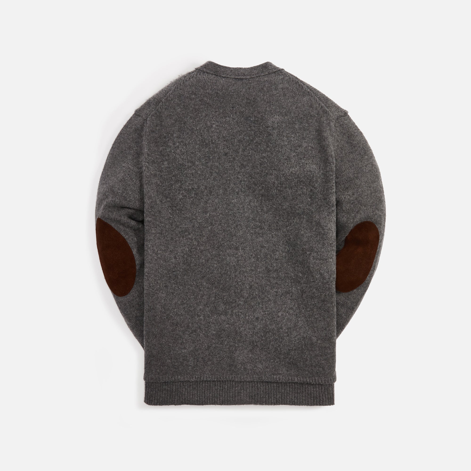 Maison Margiela Elbow Patch Button Up Sweater - Light Grey – Kith
