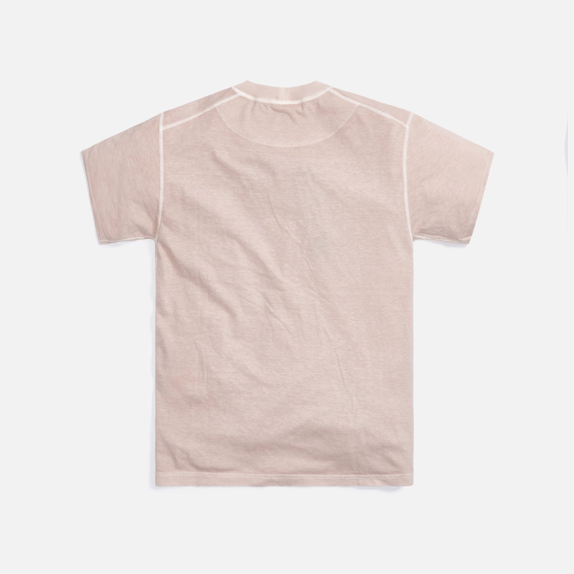 Stone Island Garment Dyed Fissato Tee - Pink