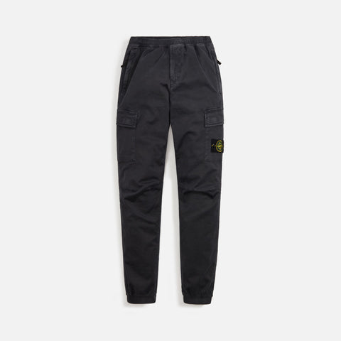 Stone Island Stretch Broken Twill Cotton Old Effect Pant - Charcoal
