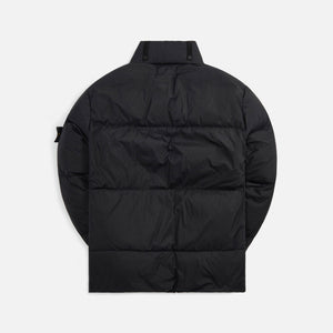 Stone Island Garment Dyed Crinkle Reps Real Down Jacket - Black
