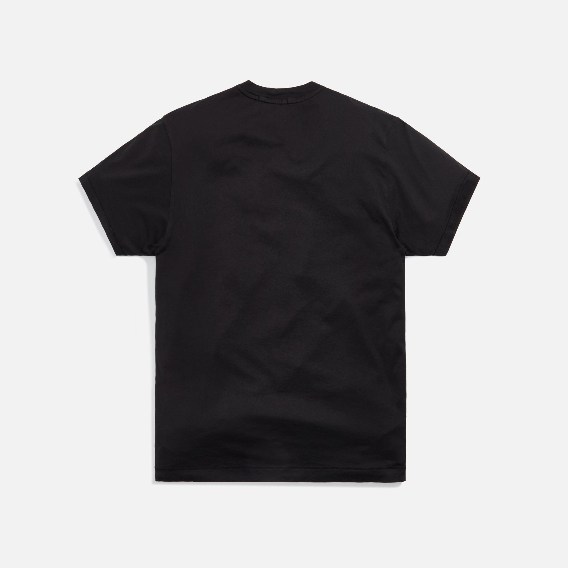 Stone Island Cotton Jersey Garment Dyed Tee - Black