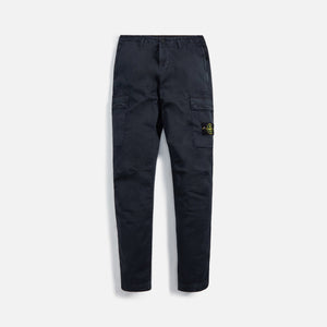 Stone Island Stretch Broken Twill Garment Dyed Old Effect Cargo Pants - Anthracite