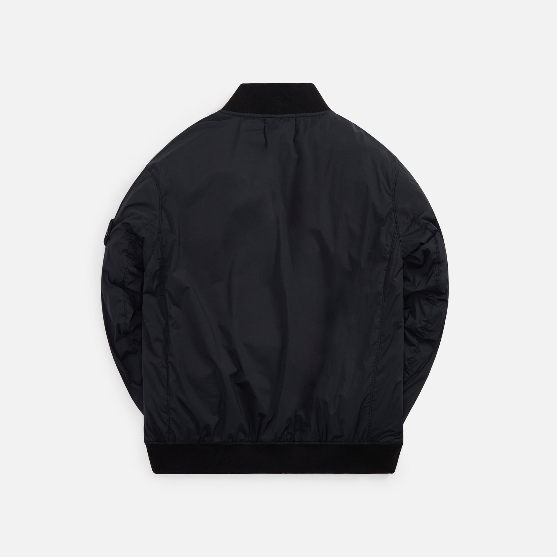 Stone Island Nylon-TC Garment Dyed Bomber Jacket - Black