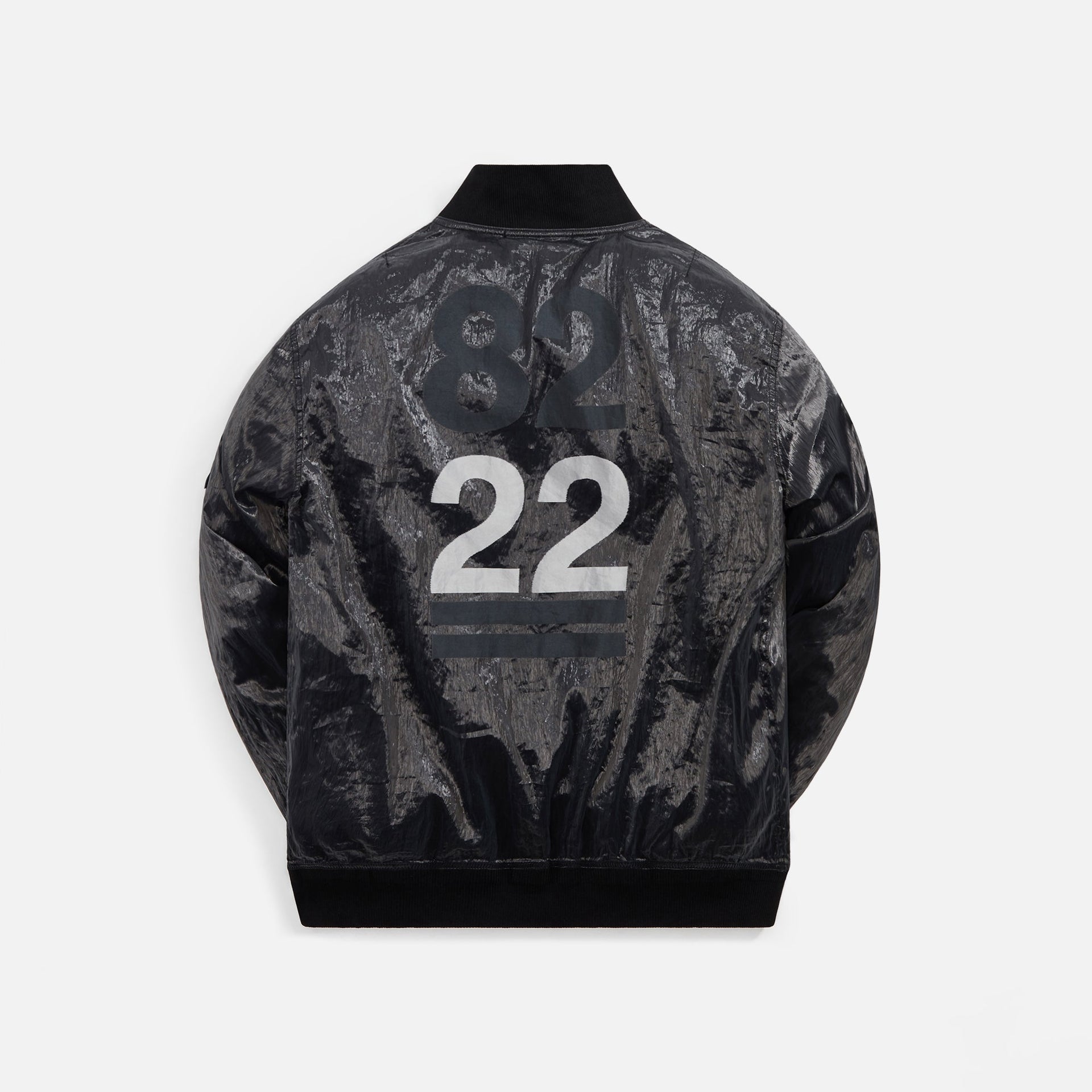 Stone Island 82/22 Garment Dyed Bomber Jacket - Black