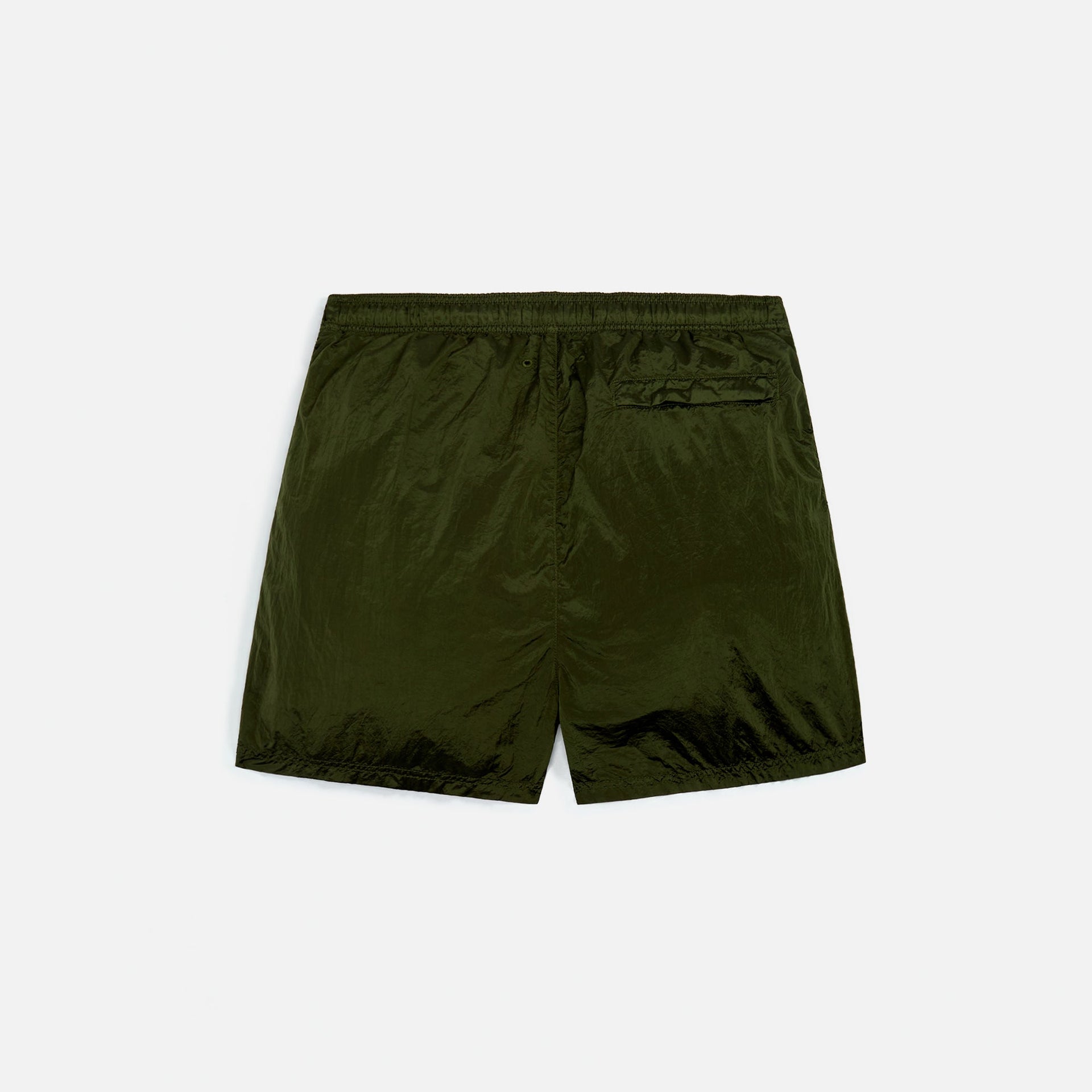 Stone Island Nylon Metal Garment Dyed Swim Shorts - Olive