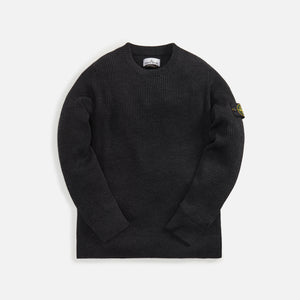 Stone Island Full Rib Wool Sweater - Charcoal