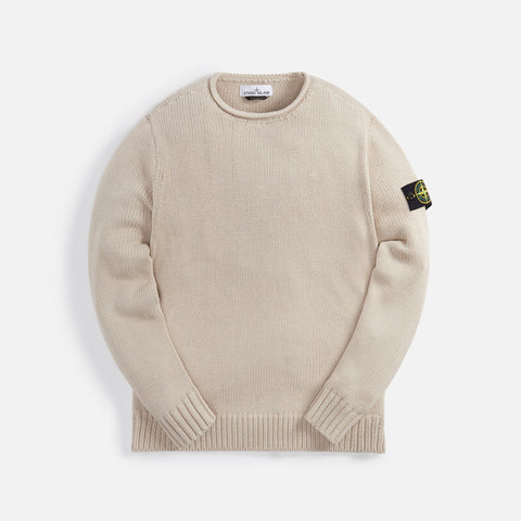 Stone Island Cotton Rib Sweater - Dove Grey