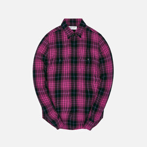 Saint Laurent Slim Western Shirt - Pink / Black