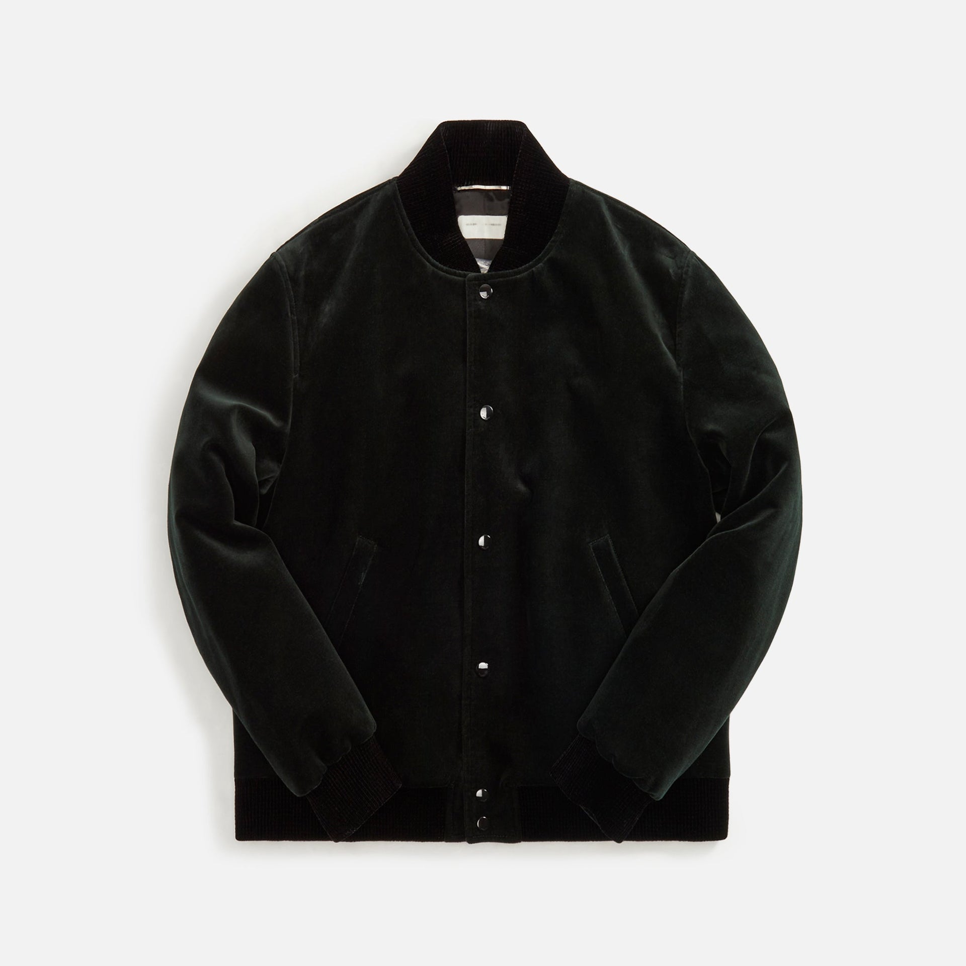 Saint Laurent Teddy Velvet Jacket - Forest Green