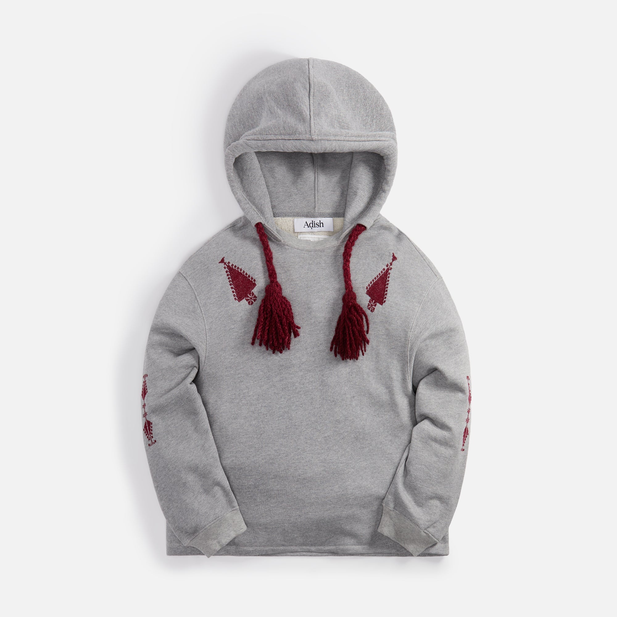 Adish Makhlut Lakiya Tassels Hoodie - Grey – Kith Europe