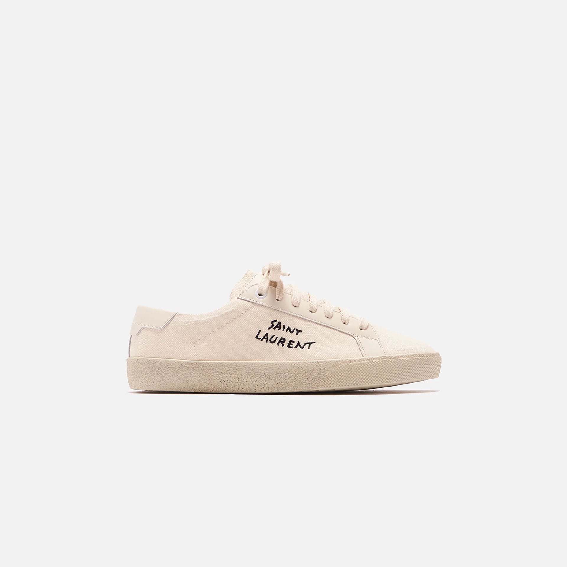 Saint Laurent SL06 Low Top - Creme / Black