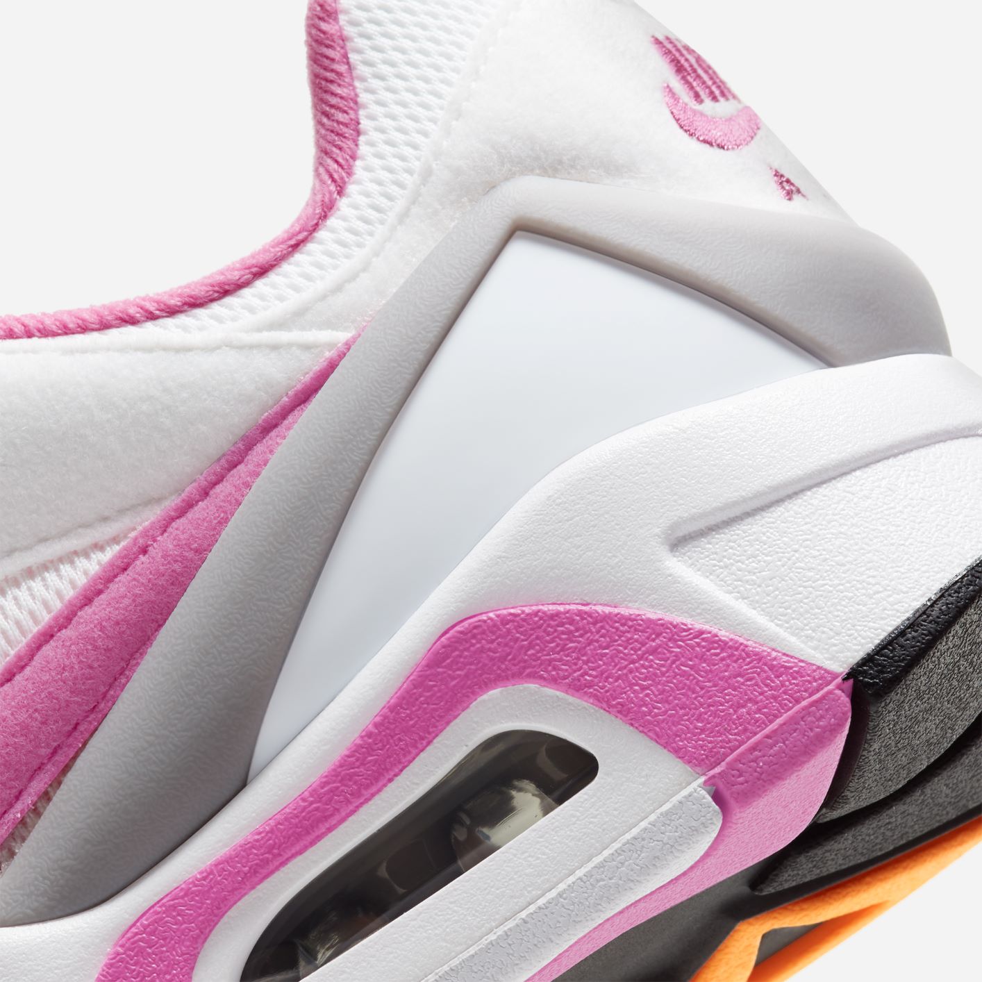 Nike WMNS Air Structure OG - White / Red Violet Citrus / Zen Grey