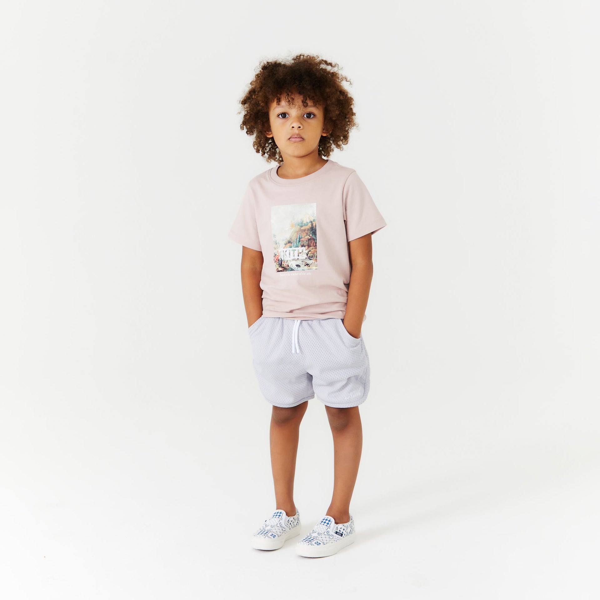 Kith Kids Art Of Nature Tee - Morganite