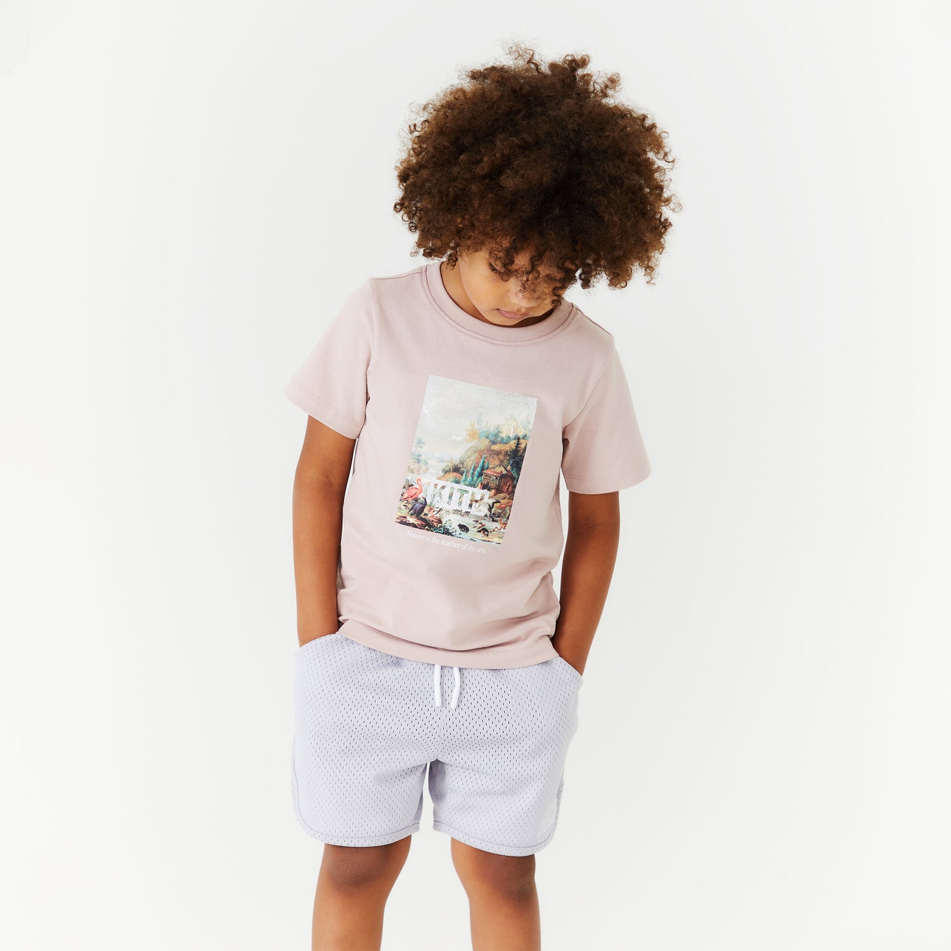 Kith Kids Art Of Nature Tee - Morganite