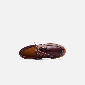 Timberland Full-Grain Boat Shoe - Burgundy