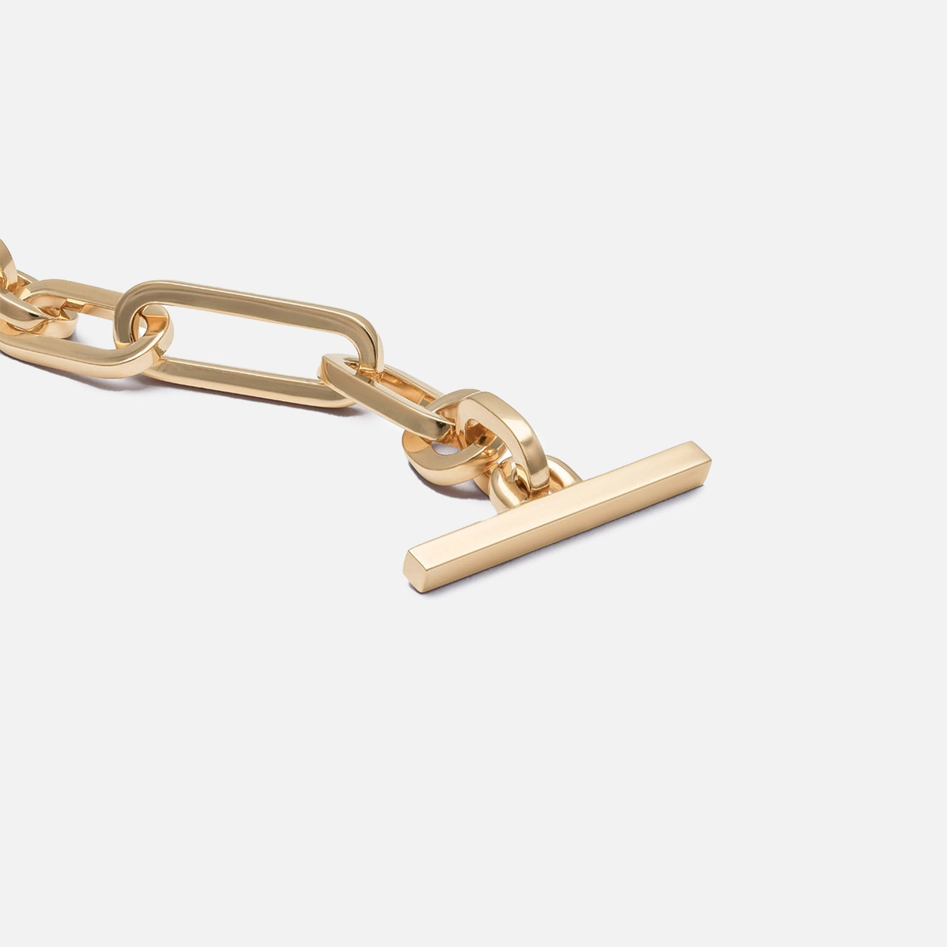 Maor Cuadro Mixed Links Bracelet in Yellow Gold - Gold