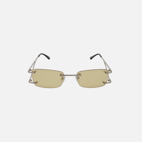 Vintage Frames Wall Street Drill Mount Glasses - White Gold