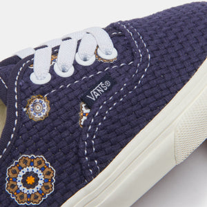 Kith Kids for Vault by Vans Toddler Medallion Authentic Elastic Lace - Navy Blazer