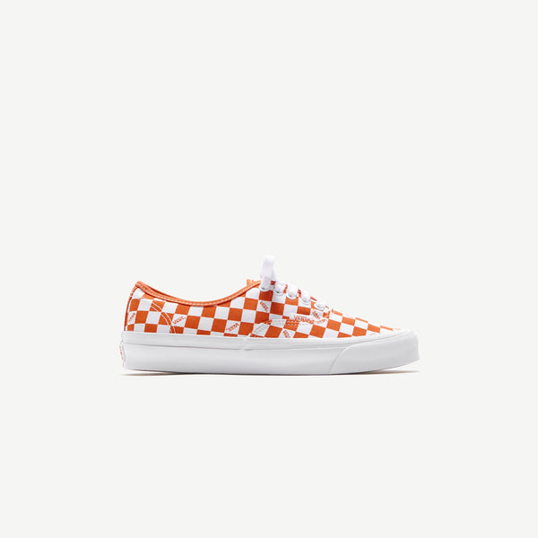 Vans Vault OG Authentic LX Vault Checkerboard Orange Kith Europe