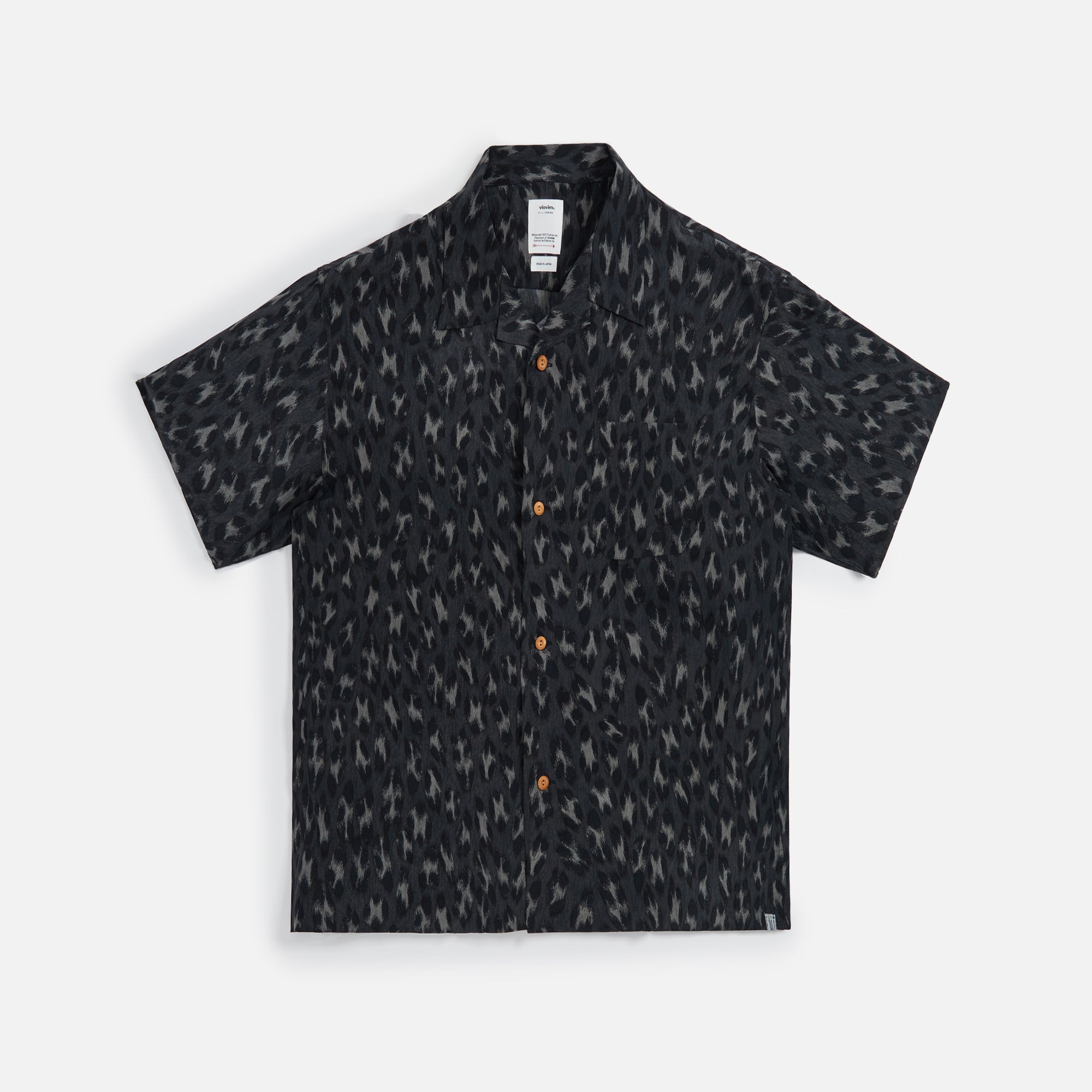 Visvim Caban Leopard Shirt - Black – Kith Europe