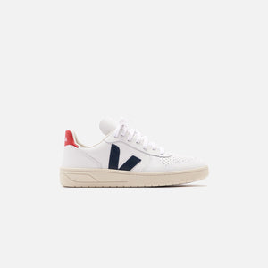 Veja V-10  - White / Navy / Red