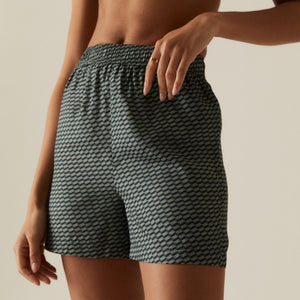 Kith Women Rayne Monogram Silk Short - Serpentine PH