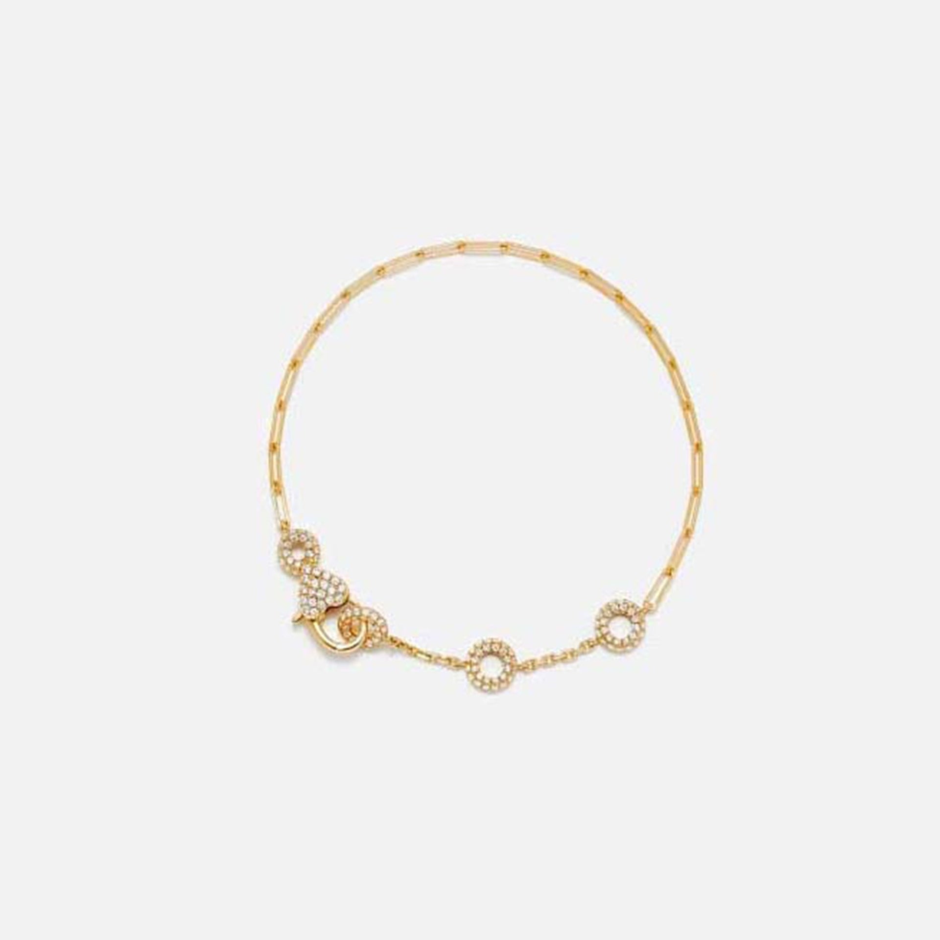 Yvonne Leon Baguette Riviere Bracelet in 18K Yellow Gold - Yellow Gold