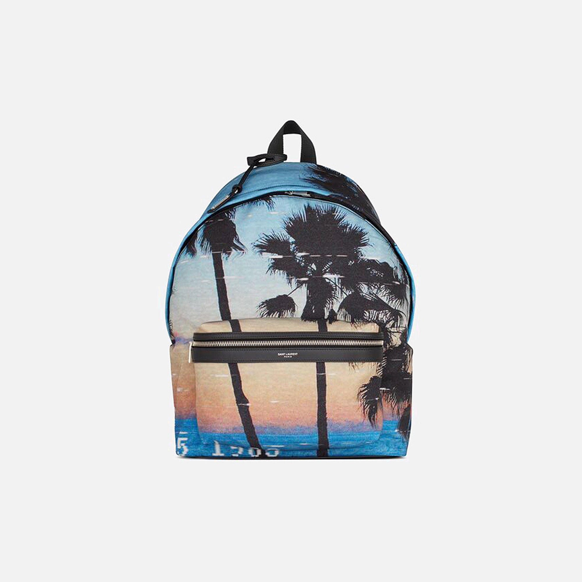 Palm shop print backpack