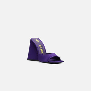 The Attico Devon Mule - Raso Purple