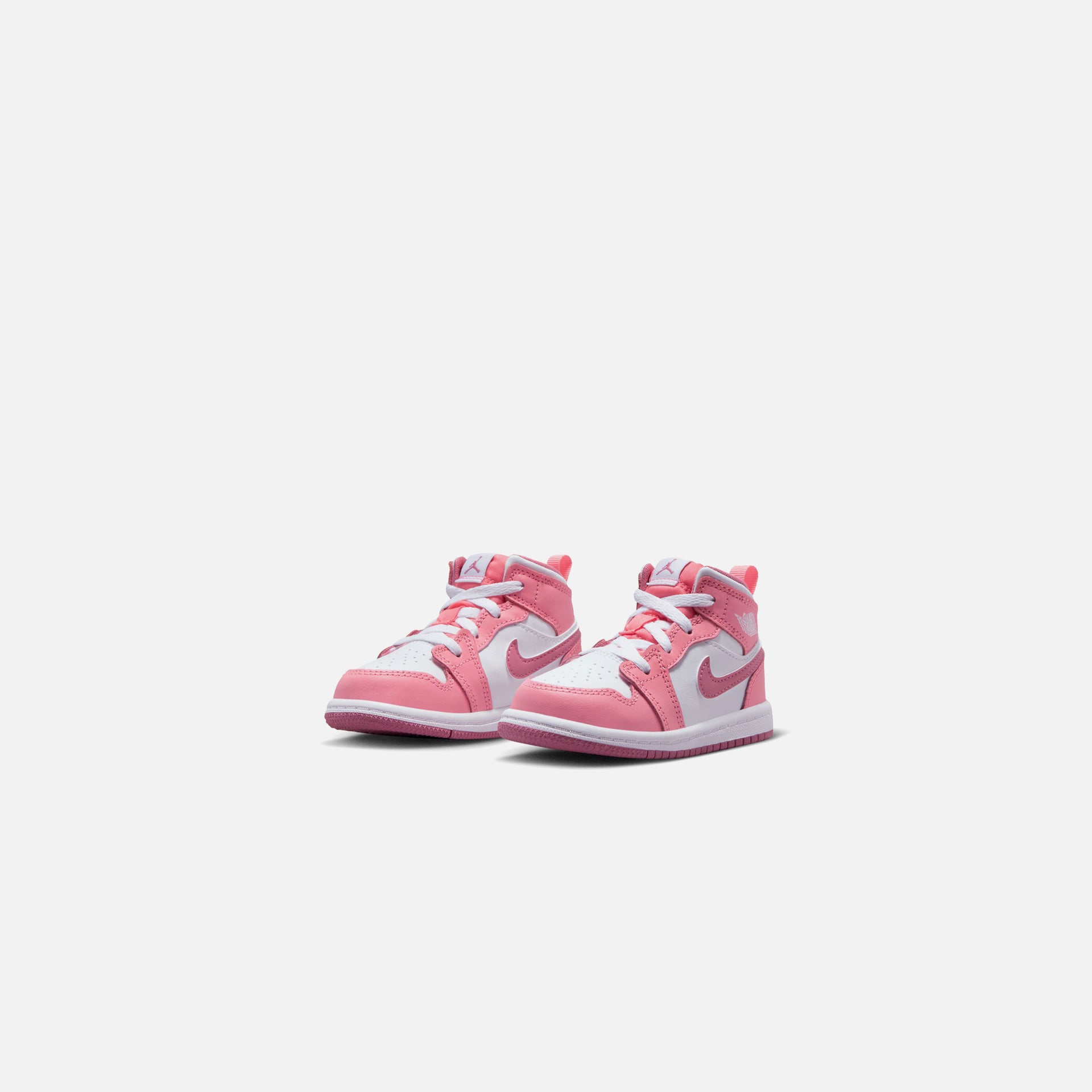 Jordan Toddler Air Jordan 1 Mid - Coral Chalk / Desert Berry / White