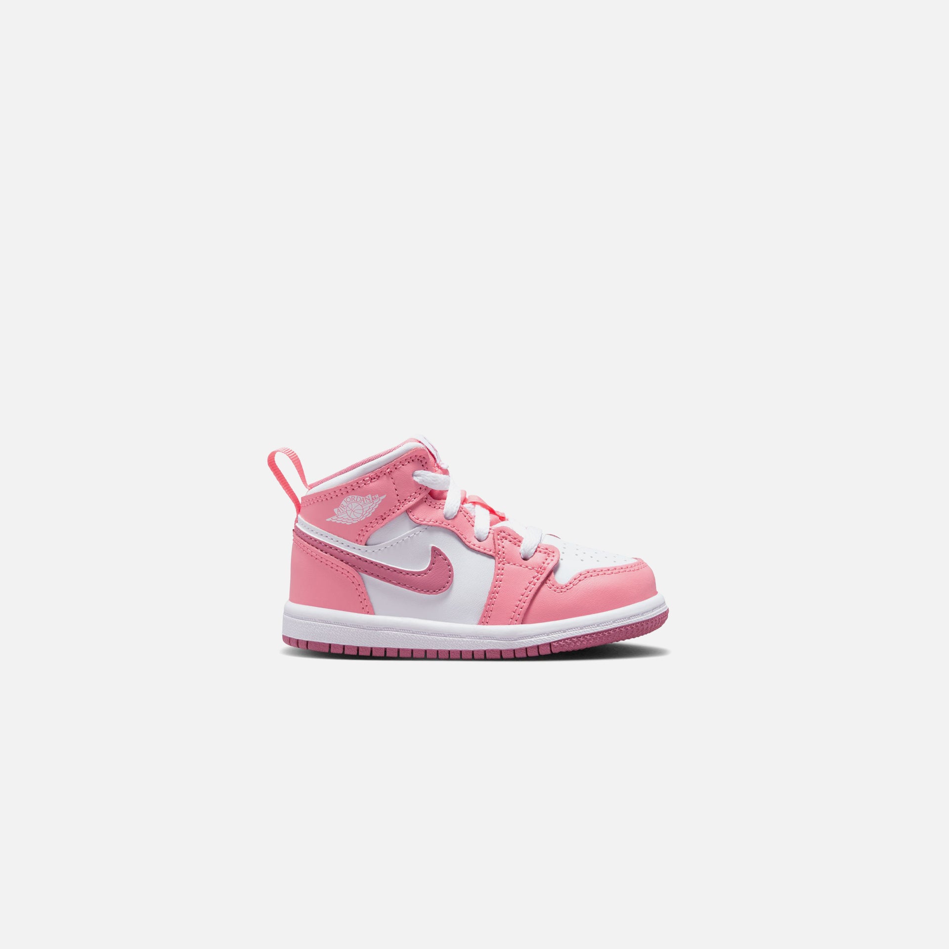 Jordan Toddler Air Jordan 1 Mid - Coral Chalk / Desert Berry / White