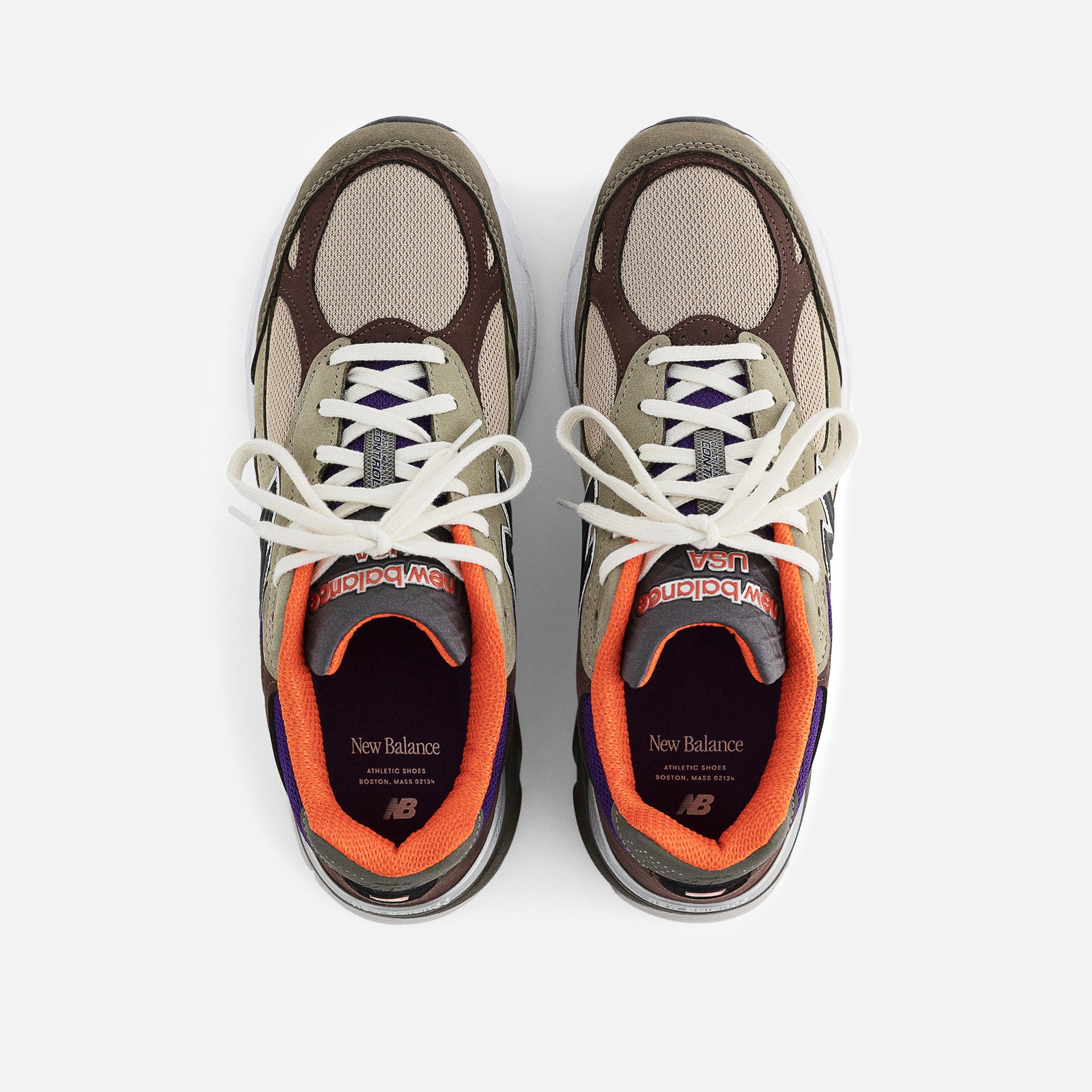 New Balance Made in US 990 V3 - Tan / Blue